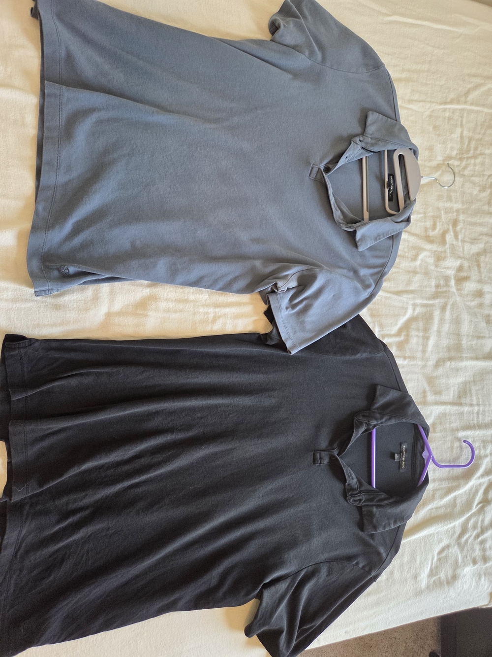 Banana Republic Polo Duo - Slate Blue and Black